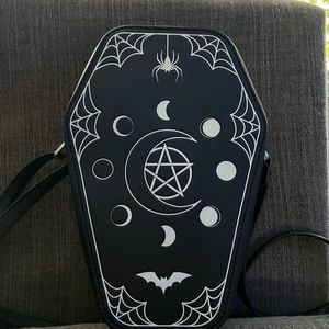 Mad Engine Crossbody Glow in the Dark Coffin Purse